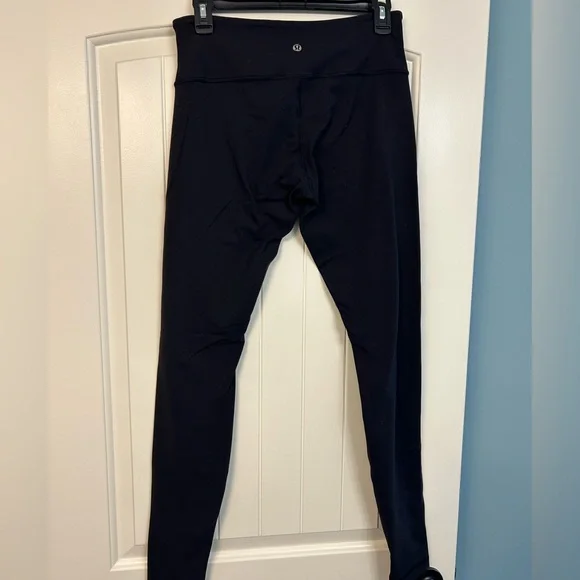 Lululemonn Black Leggings Size 8 - Picture 2 of 3